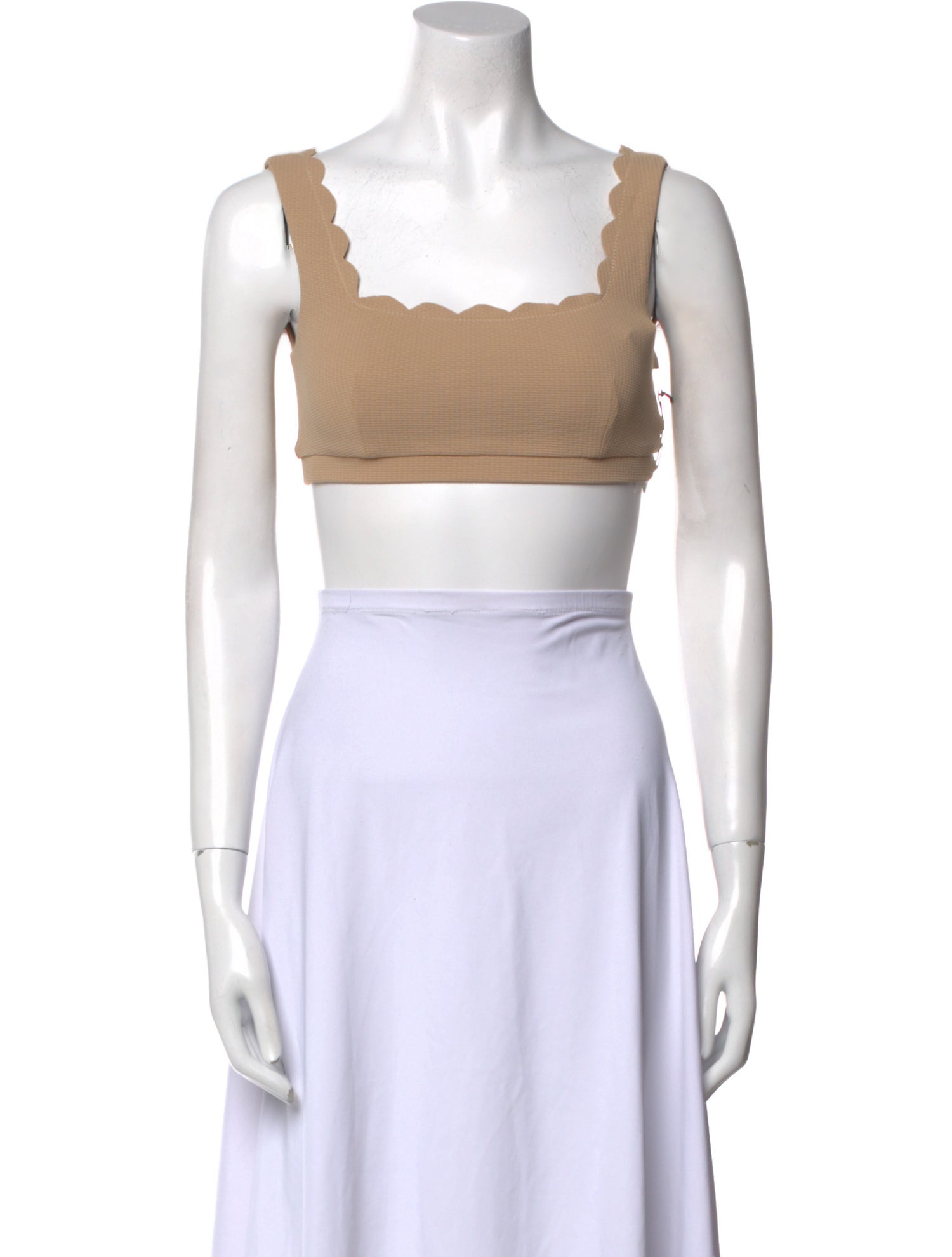 Marysia Sport Square Neckline Sleeveless Crop Top w/ Tags