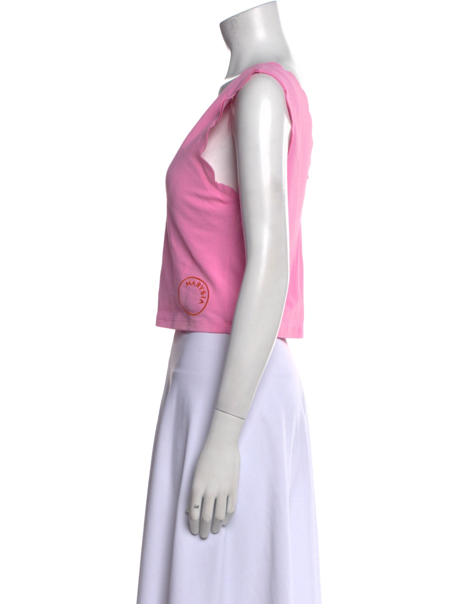 Marysia Sport V-Neck Sleeveless Crop Top