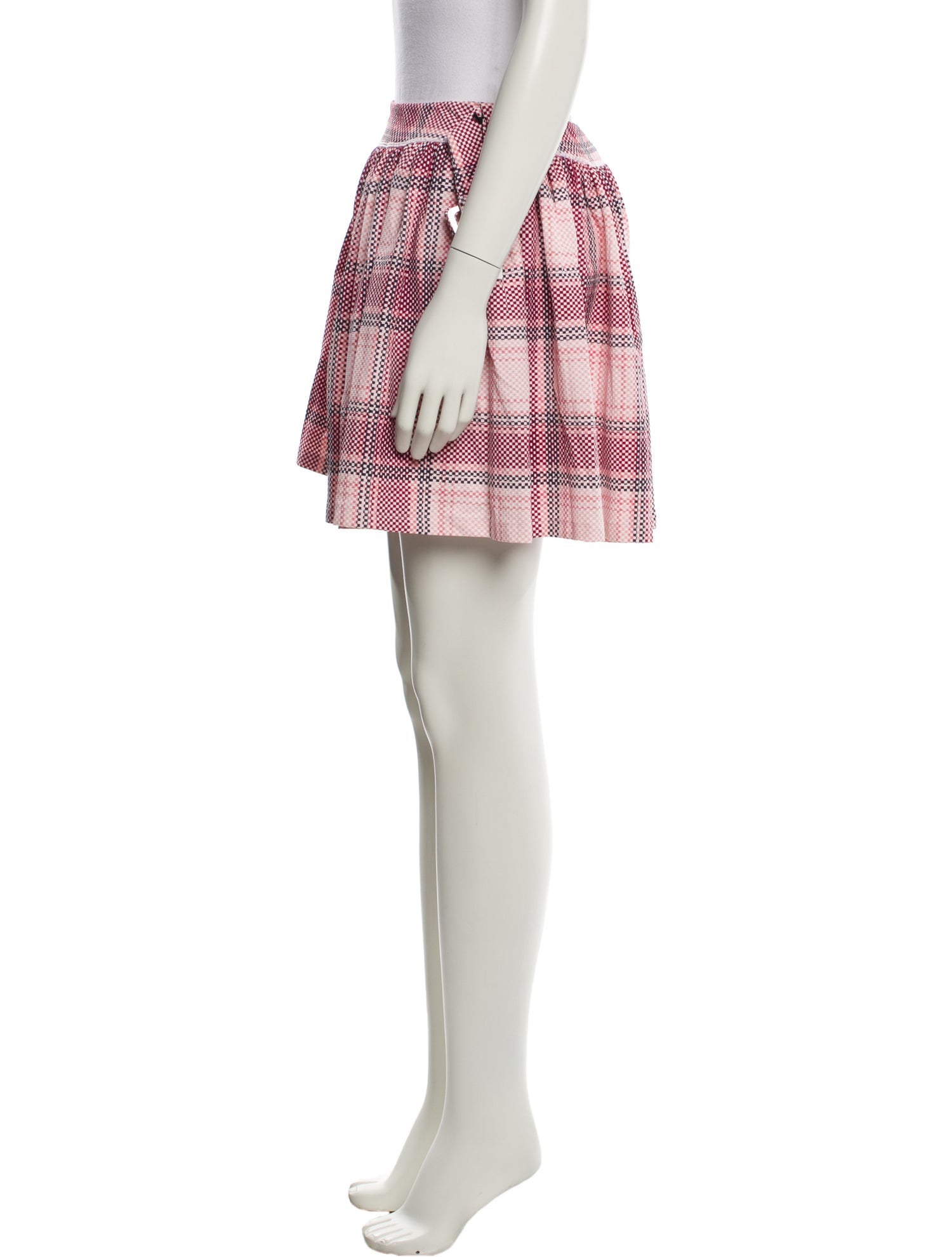 Marysia Sport Plaid Print Mini Shorts