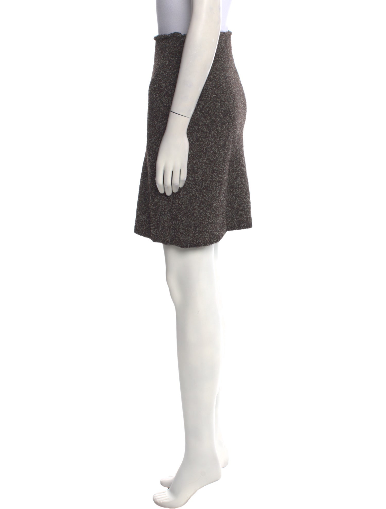 Marina Spadafora Wool Mini Skirt