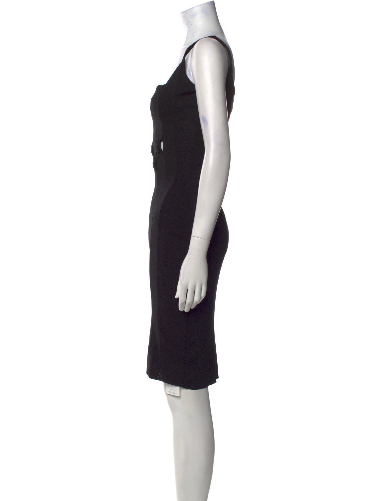 Marina Spadafora Square Neckline Knee-Length Dress