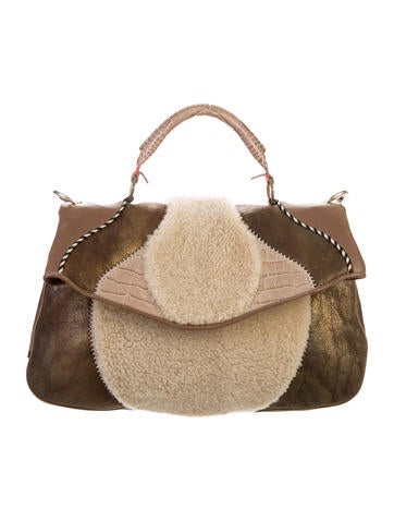 Matthew Williamson Shoulder Bags Shearling Wool Bag