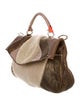 Matthew Williamson Shearling Wool Shoulder Bag