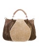 Matthew Williamson Shearling Wool Shoulder Bag