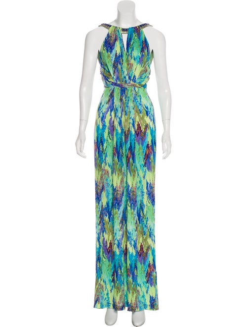 Matthew Williamson Printed Maxi Dress Multicolor
