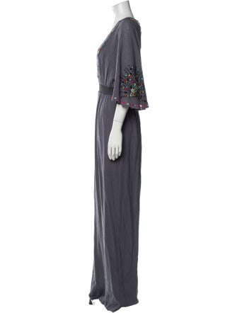 Matthew Williamson V-Neck Jumpsuit