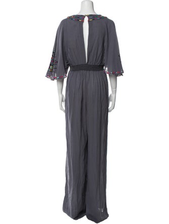 Matthew Williamson V-Neck Jumpsuit