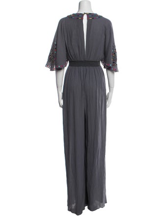 Matthew Williamson V-Neck Jumpsuit