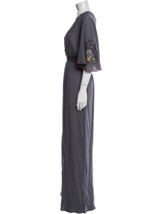 Matthew Williamson V-Neck Jumpsuit