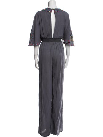 Matthew Williamson V-Neck Jumpsuit