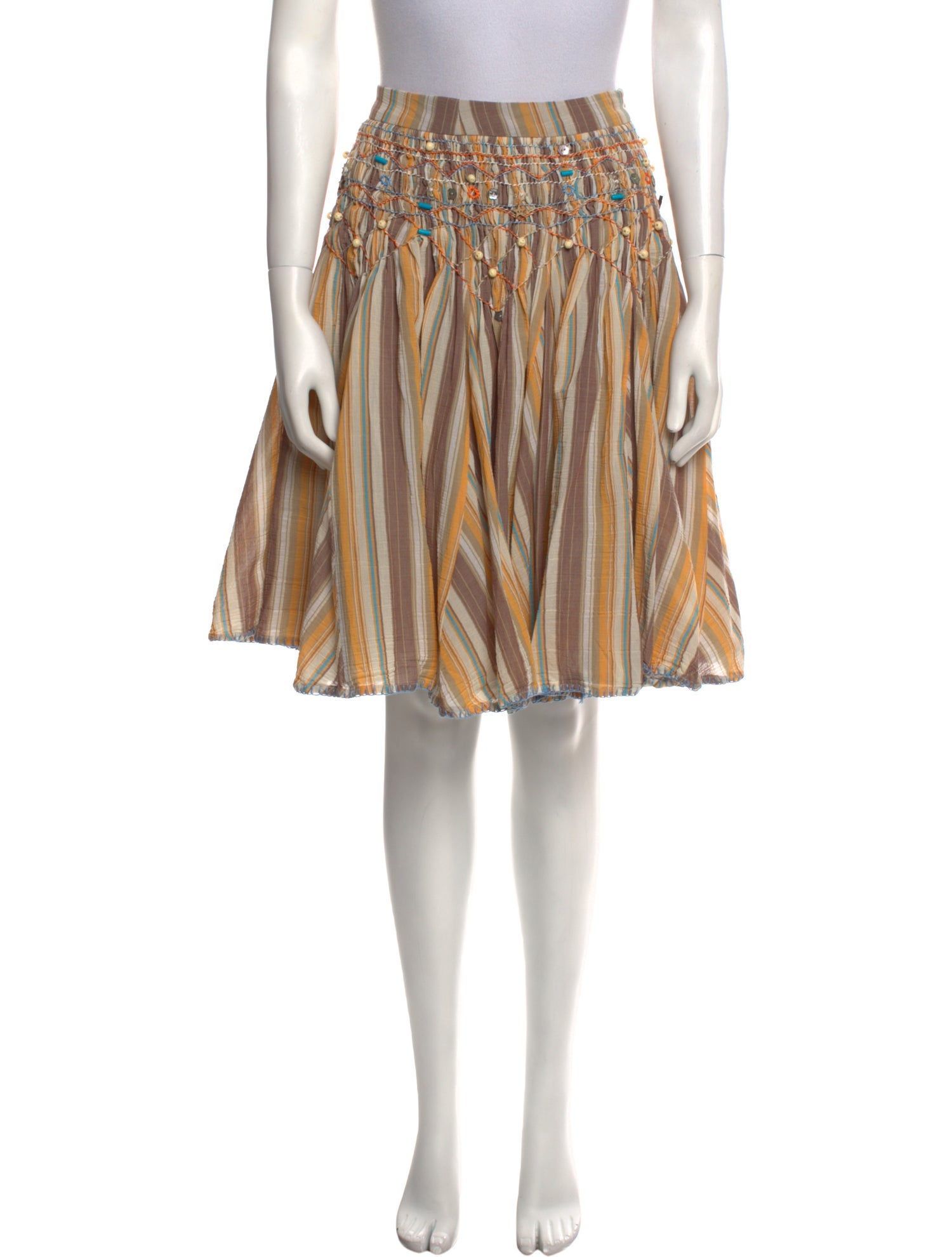 Jupe à Ceinture Décorée Matthew Williamson - Taille 10 (UK) - Occasion TB