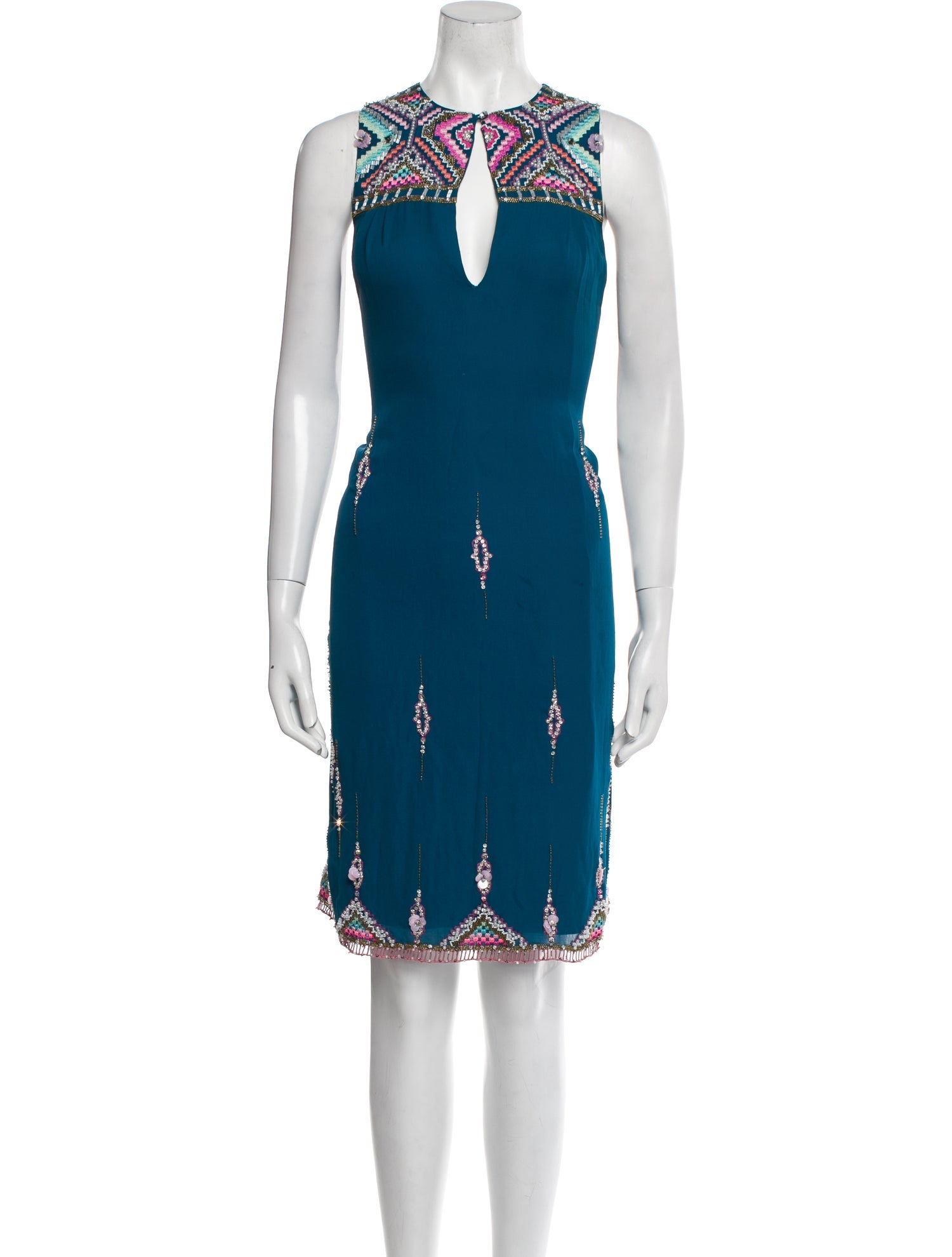 Matthew Williamson Silk Knee-Length Dress