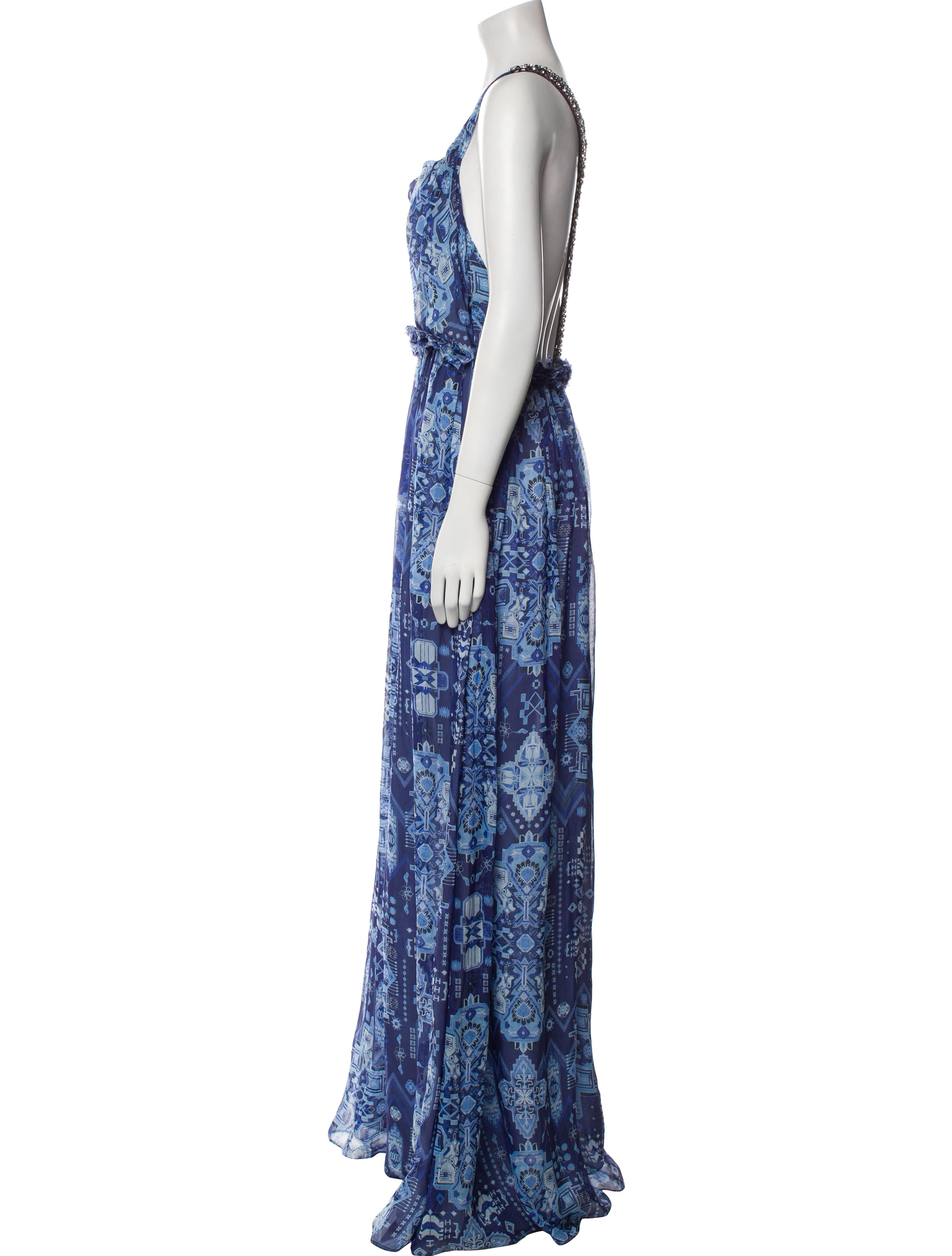 Matthew Williamson Silk Long Dress