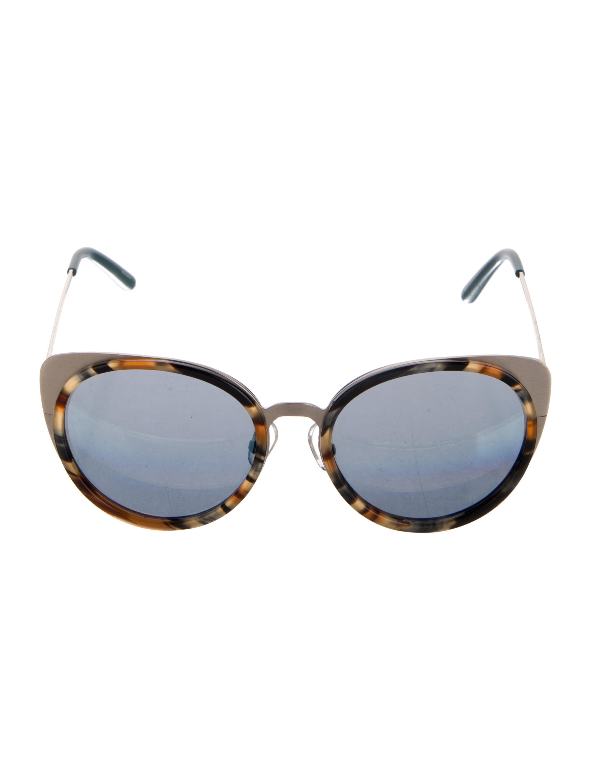 Matthew Williamson Cat-Eye Mirrored Sunglasses