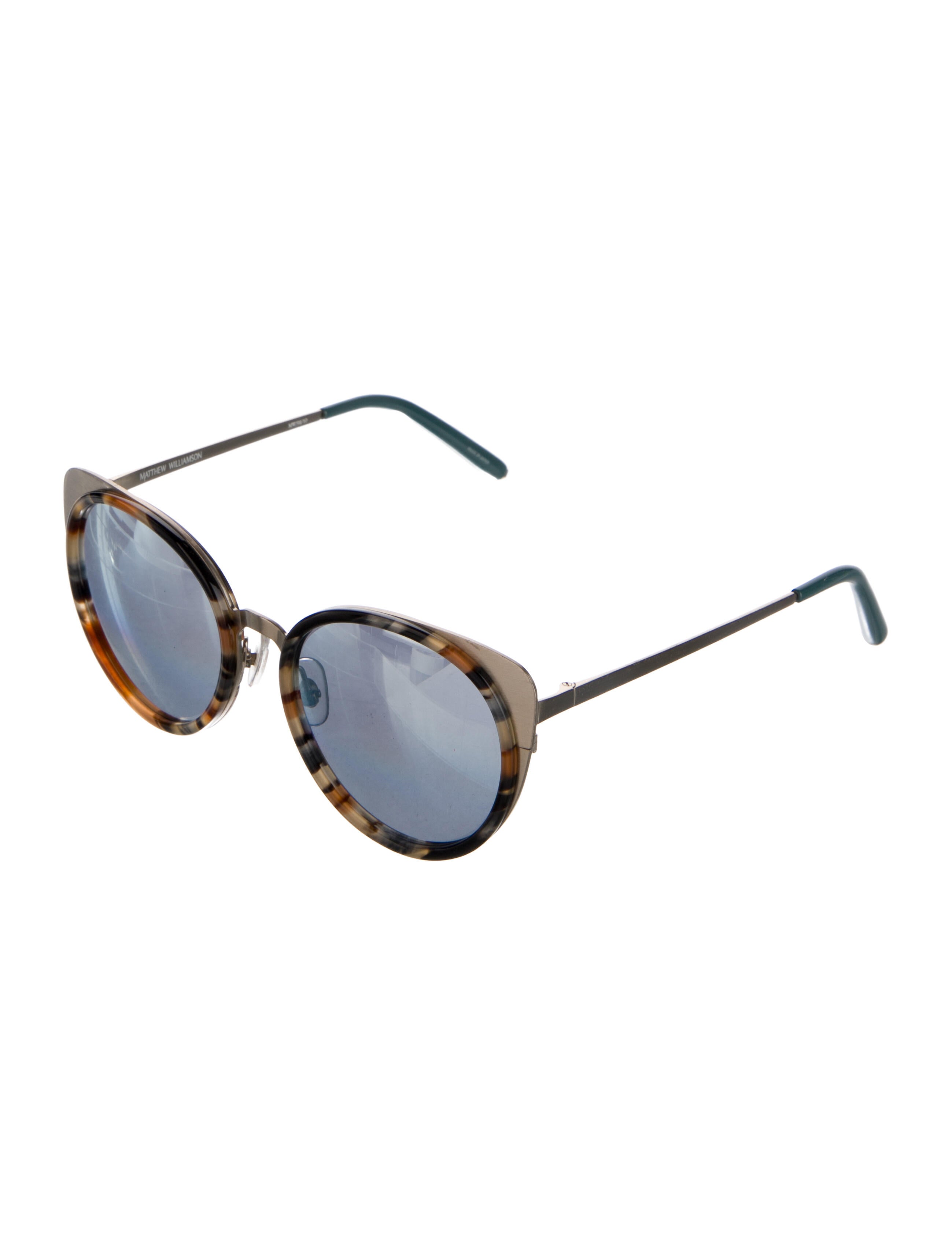 Matthew Williamson Cat-Eye Mirrored Sunglasses
