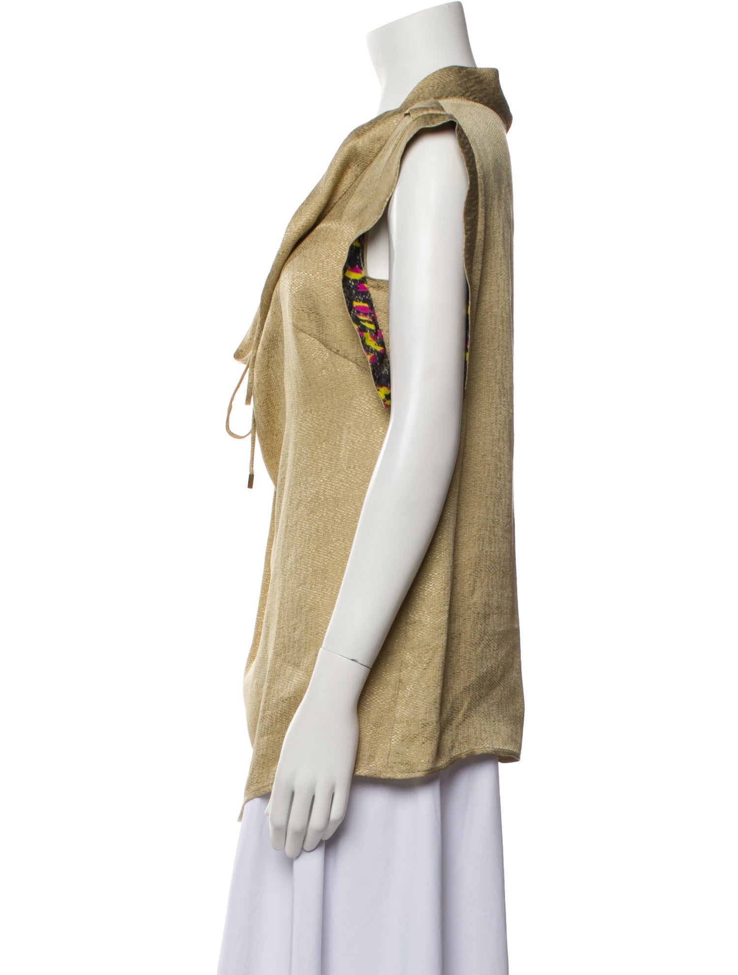 Matthew Williamson Silk Cowl Neck Tunic