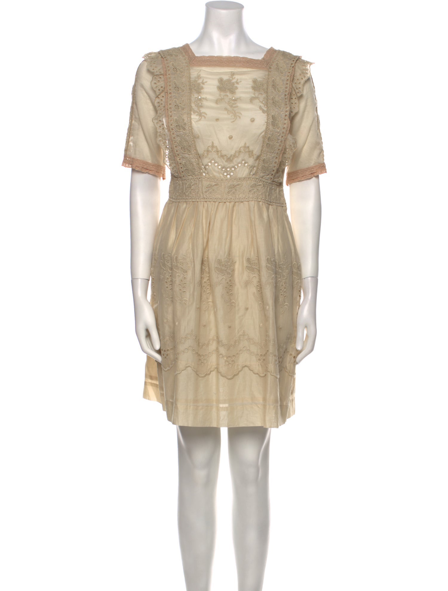 Matthew Williamson Square Neckline Mini Dress