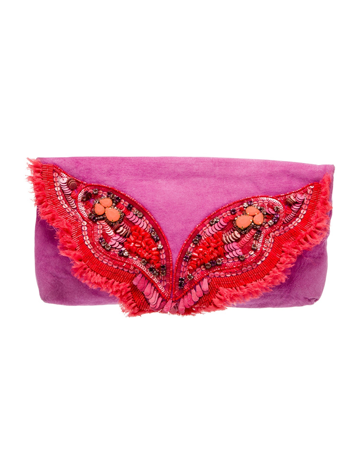 Matthew Williamson Suede Clutch