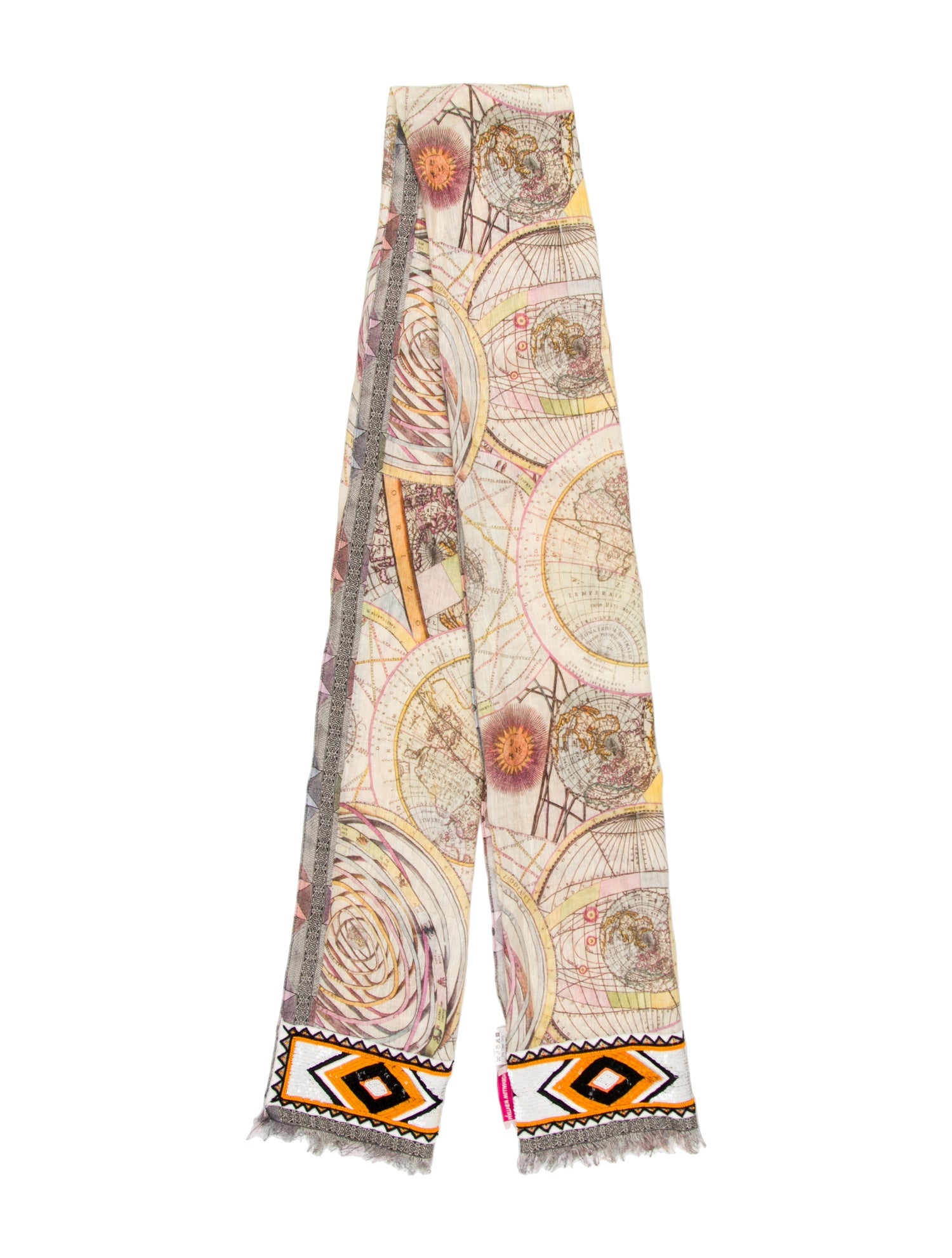 Matthew Williamson Paisley Print Scarf