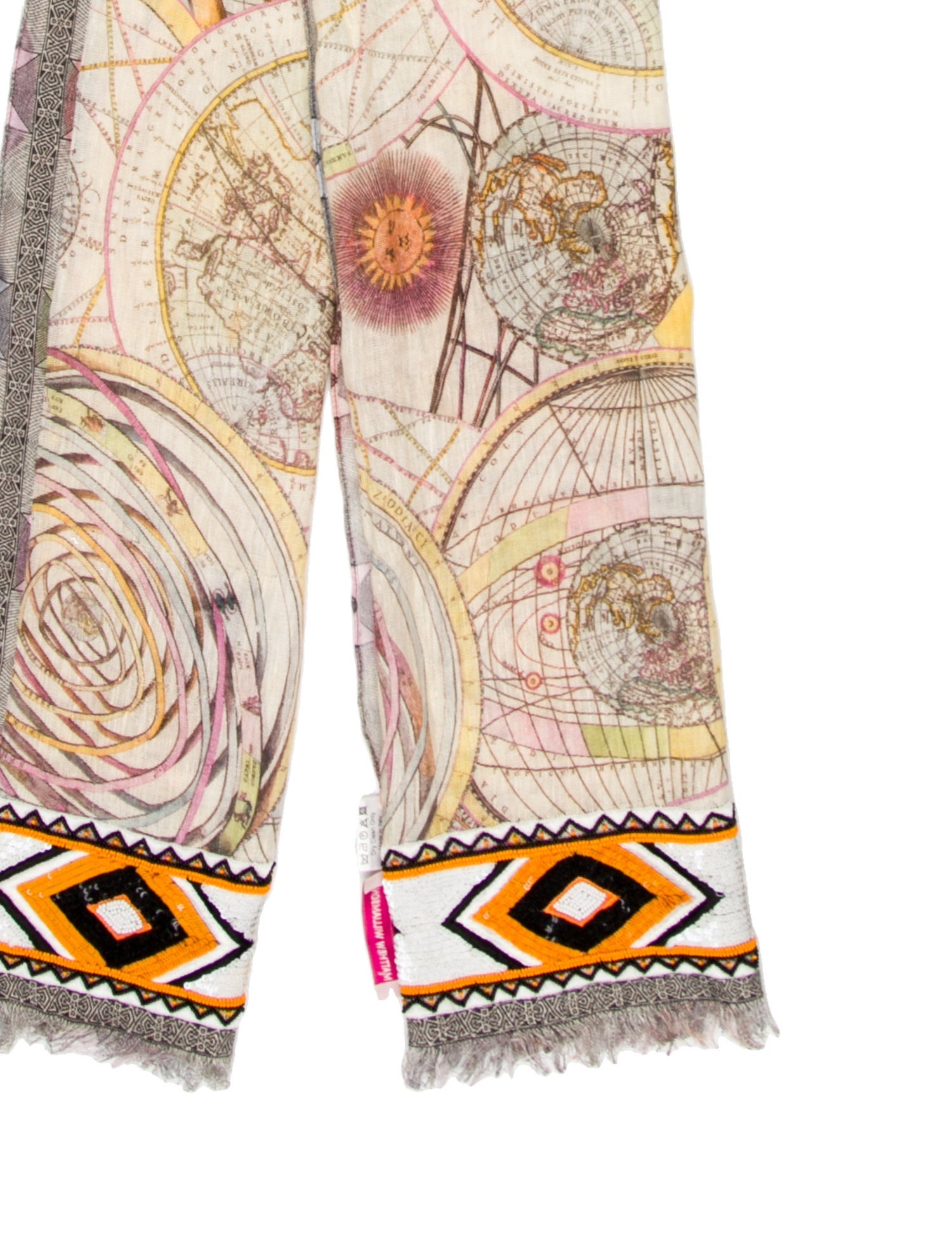 Matthew Williamson Paisley Print Scarf