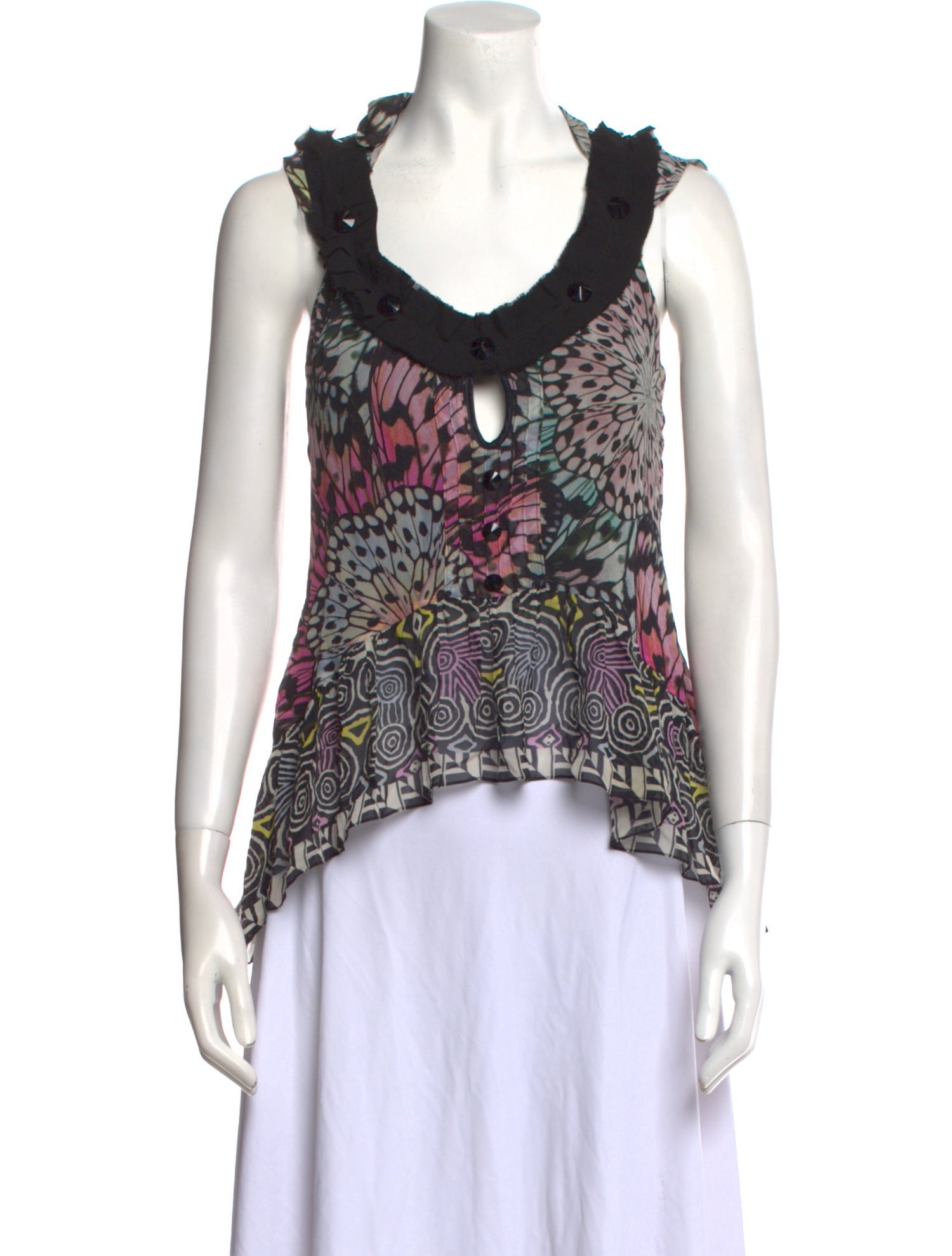 Matthew Williamson Silk Printed Top