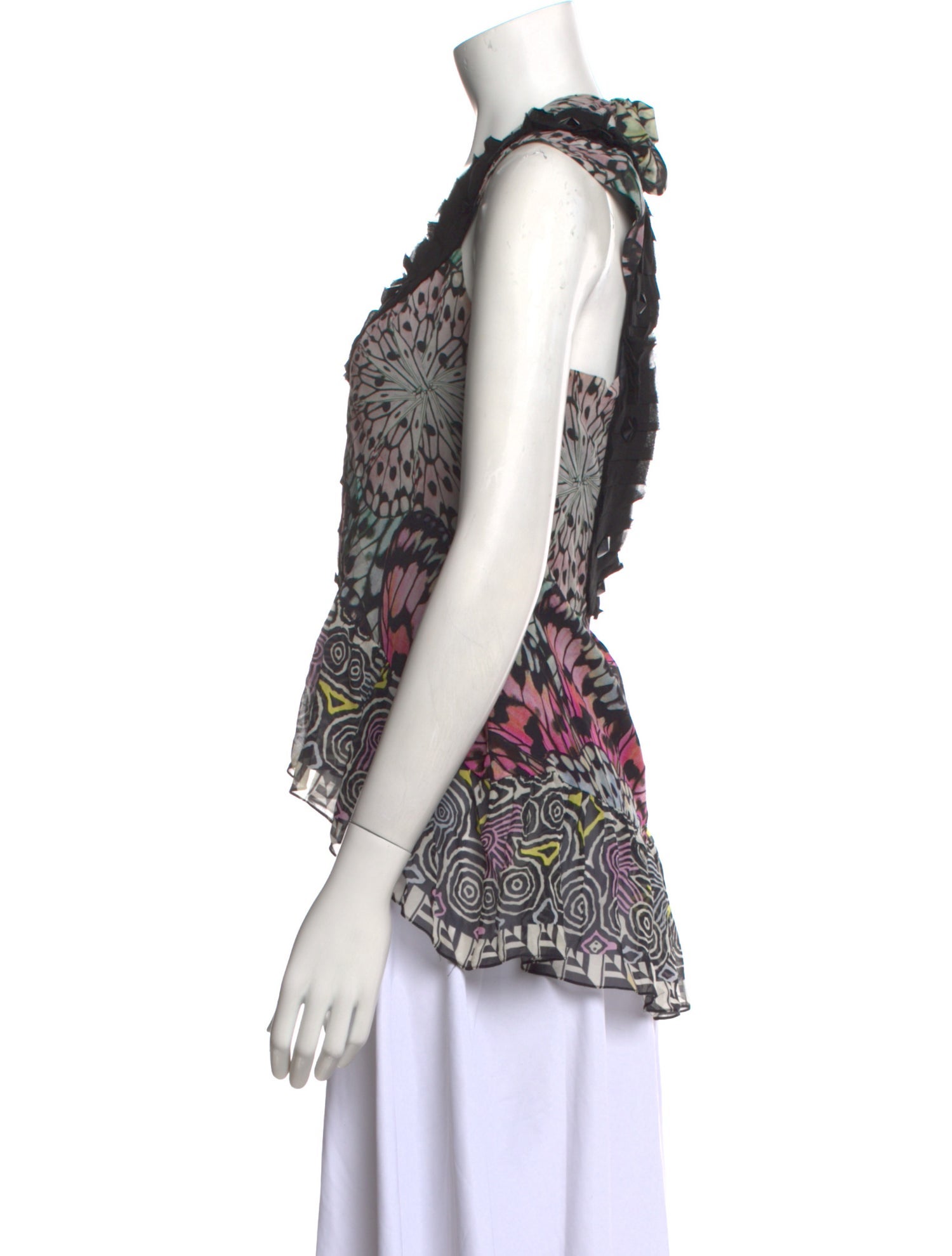 Matthew Williamson Silk Printed Top