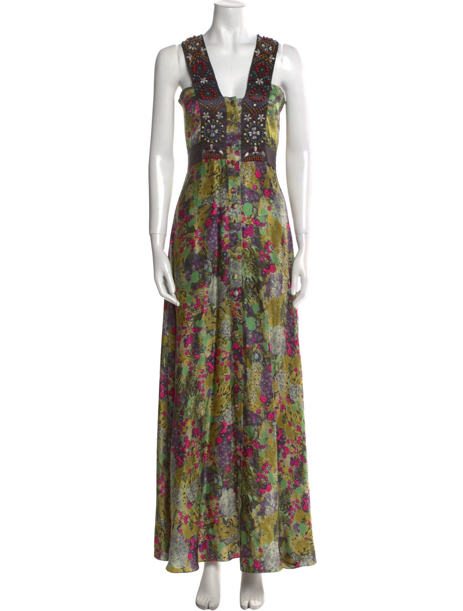 Matthew Williamson Silk Long Dress
