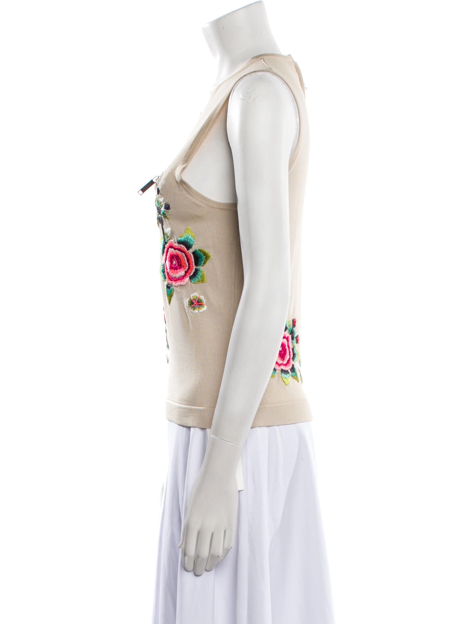 Matthew Williamson Silk Floral Print Top