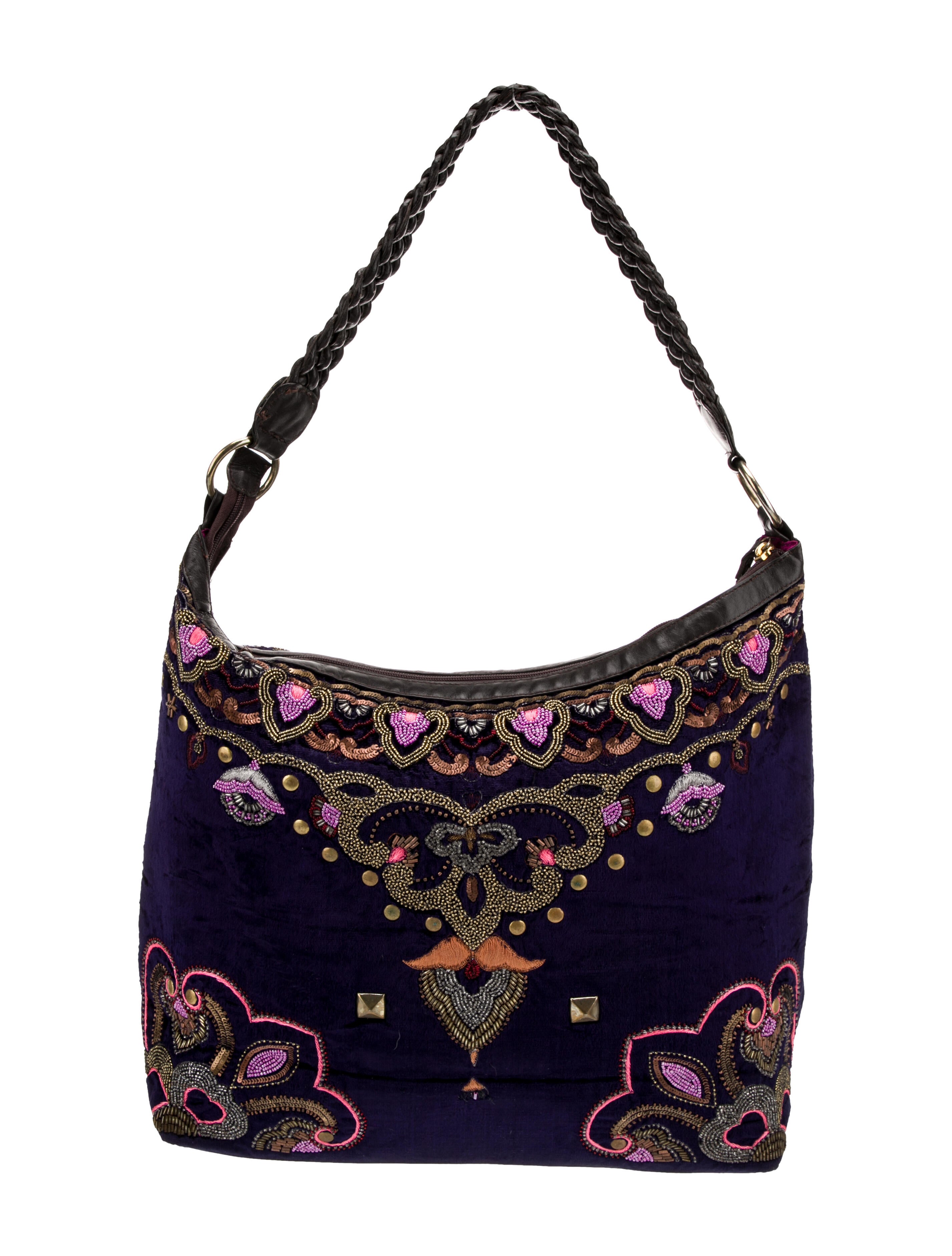 Matthew Williamson Velvet Shoulder Bag