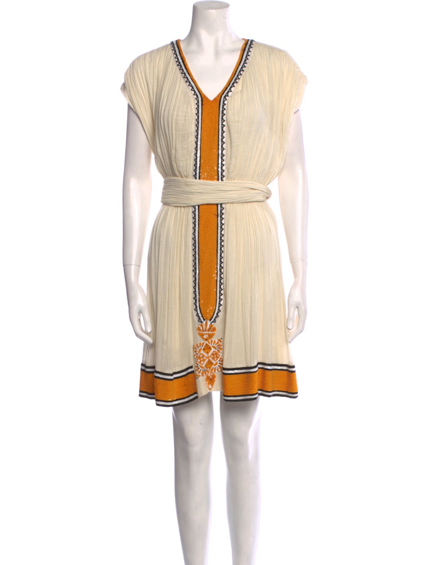 Matthew Williamson V-Neck Mini Dress