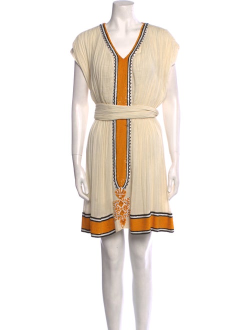 Matthew Williamson V-Neck Mini Dress