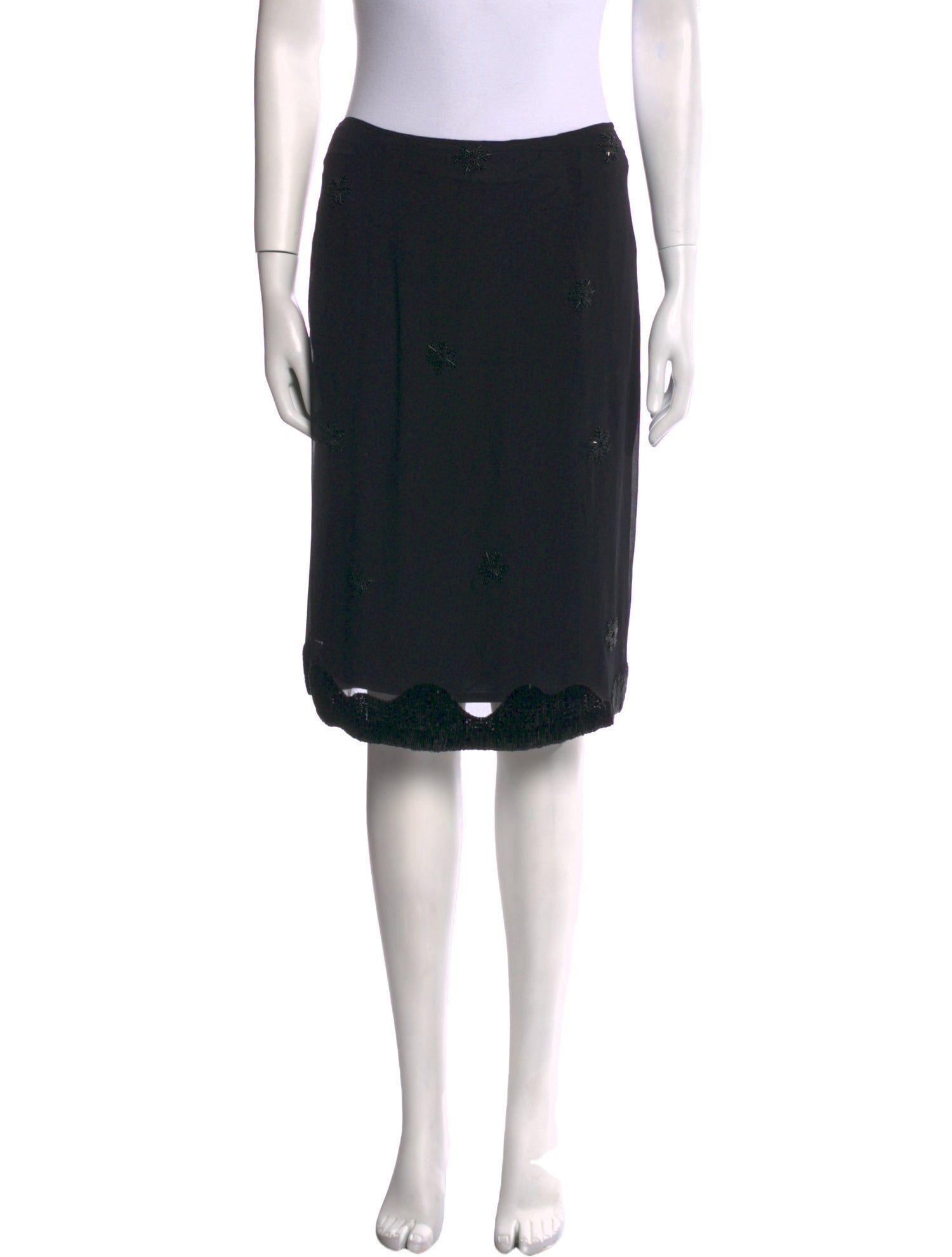 Matthew Williamson Silk Knee-Length Skirt