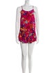 Matthew Williamson Silk Floral Print Short Set