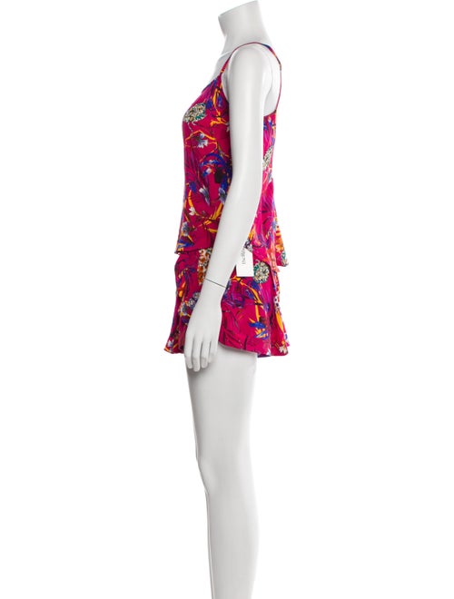 Matthew Williamson Silk Floral Print Short Set