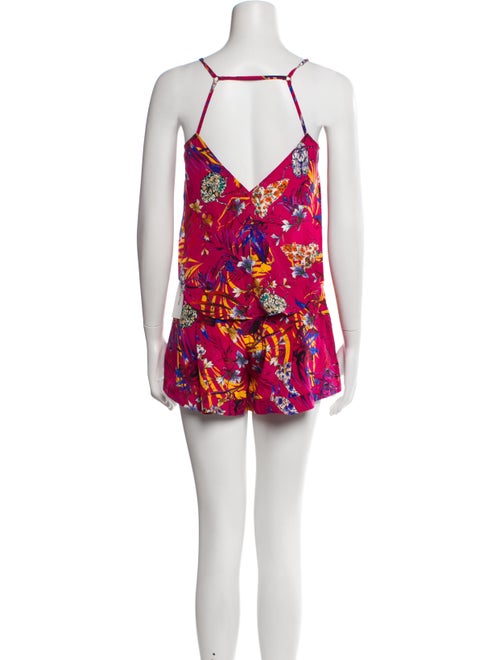 Matthew Williamson Silk Floral Print Short Set