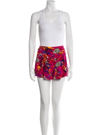 Matthew Williamson Silk Floral Print Short Set