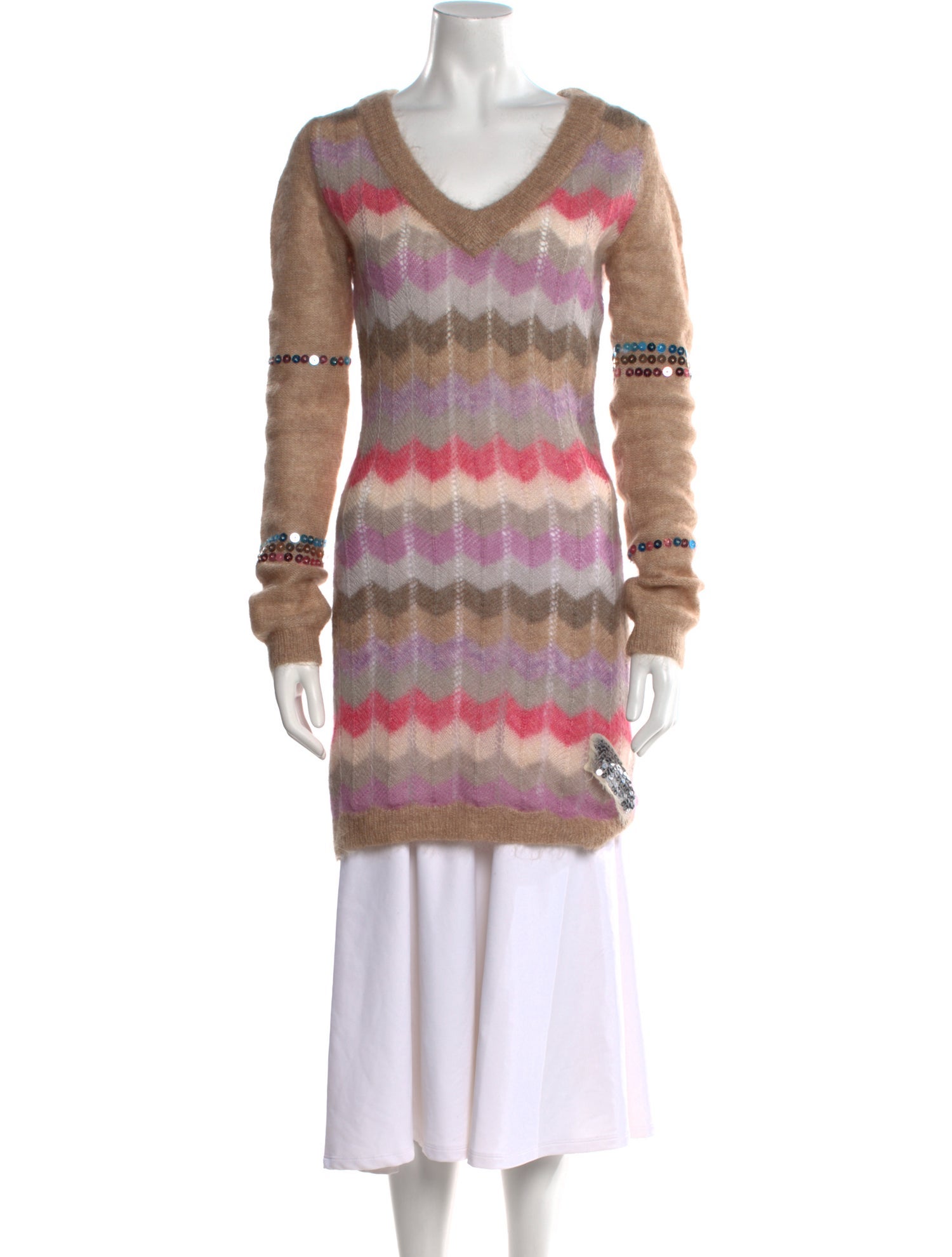 Matthew Williamson Mohair Striped Sweater