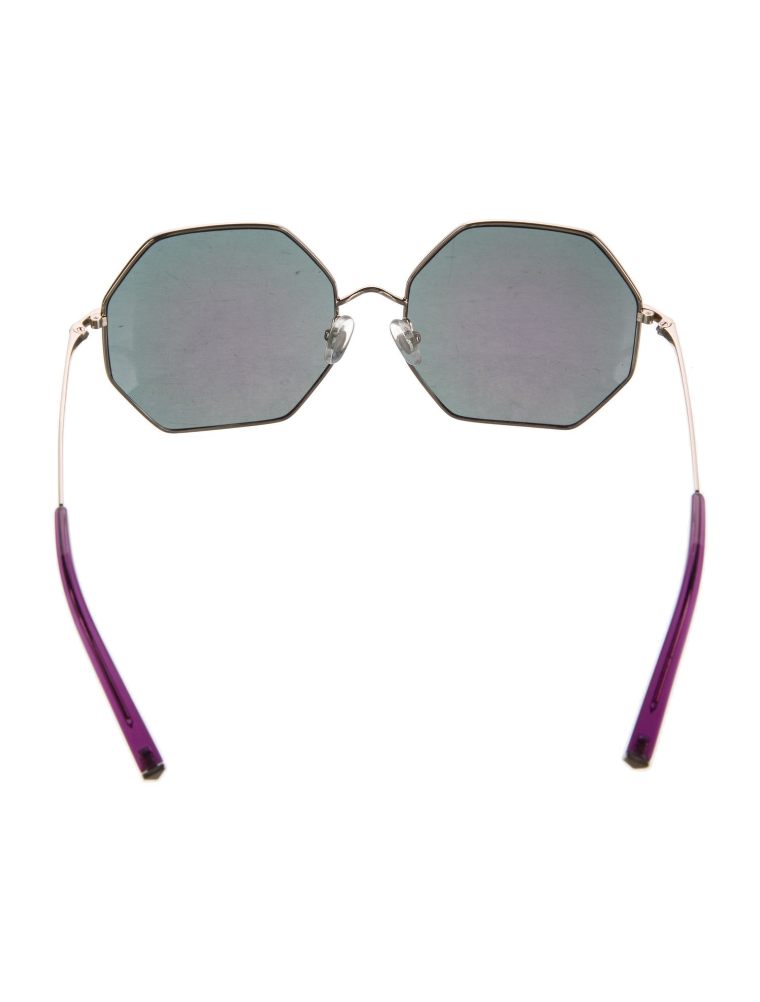 Matthew Williamson Oversize Mirrored Sunglasses