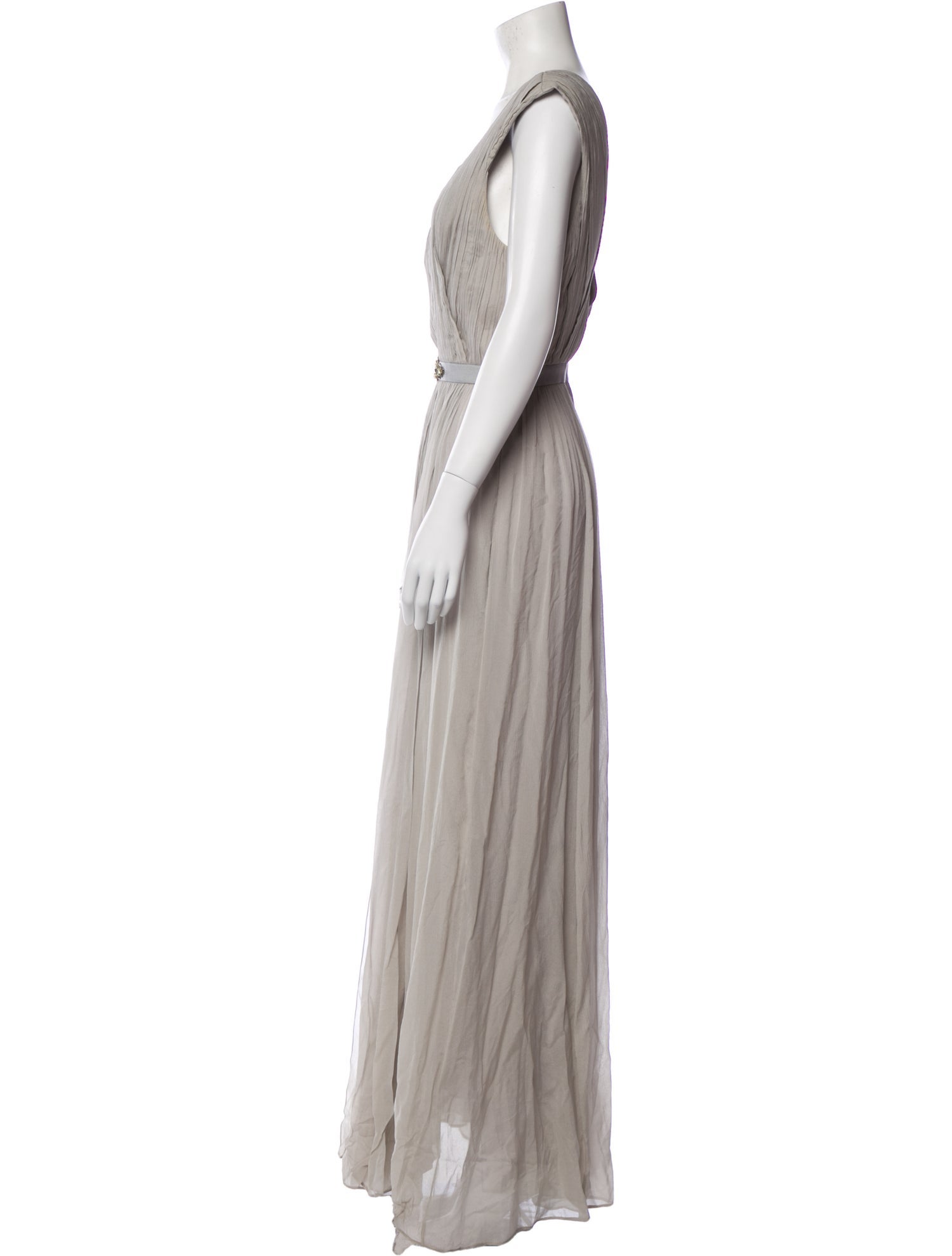 Matthew Williamson Square Neckline Long Dress