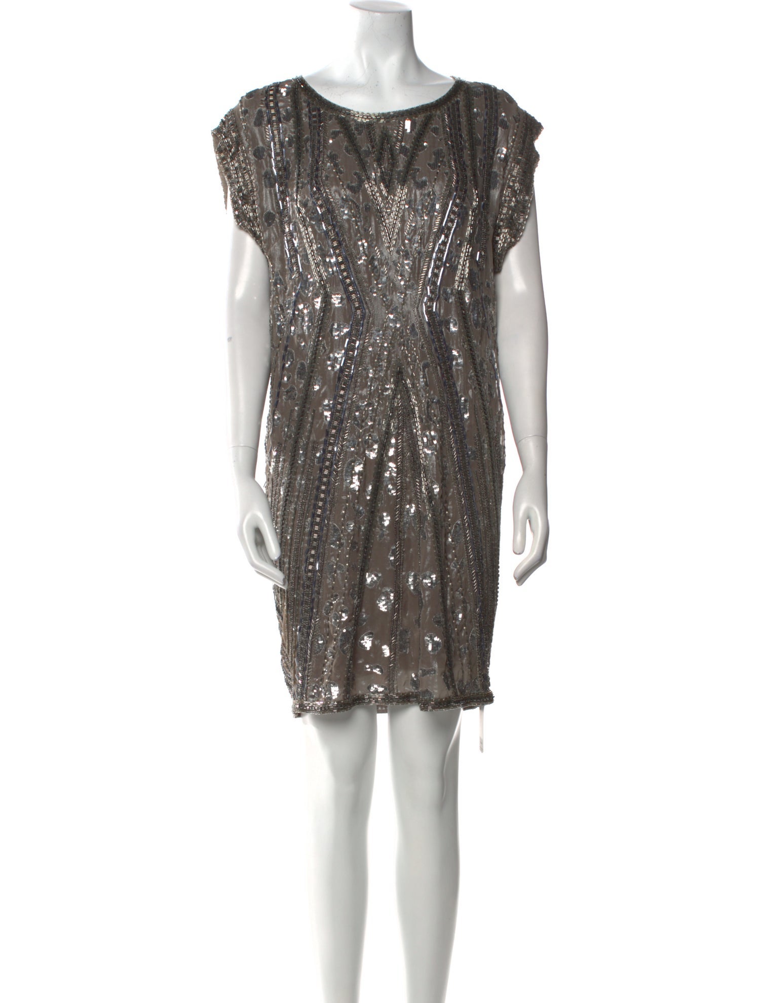 Matthew Williamson Scoop Neck Mini Dress