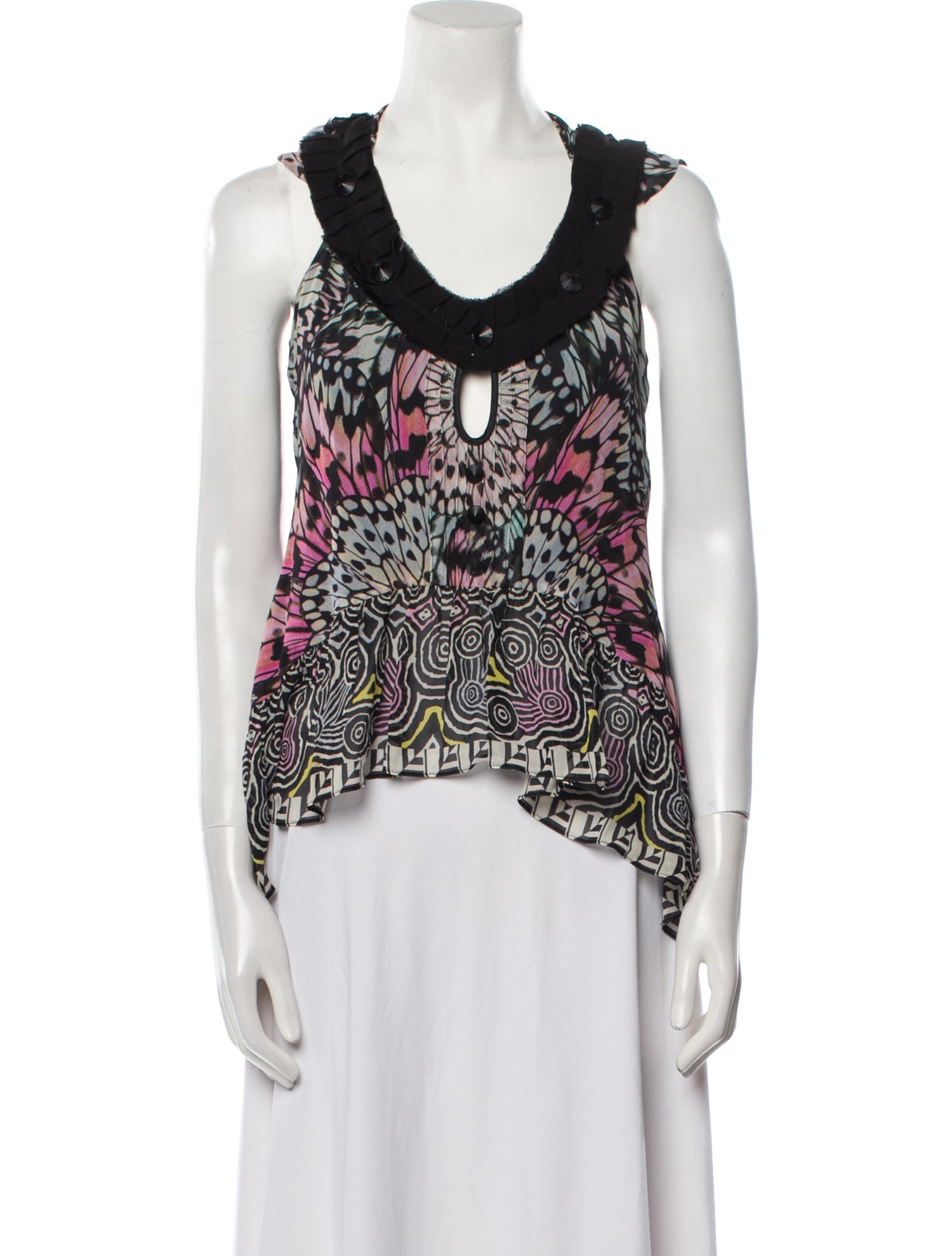Matthew Williamson Silk Printed Top