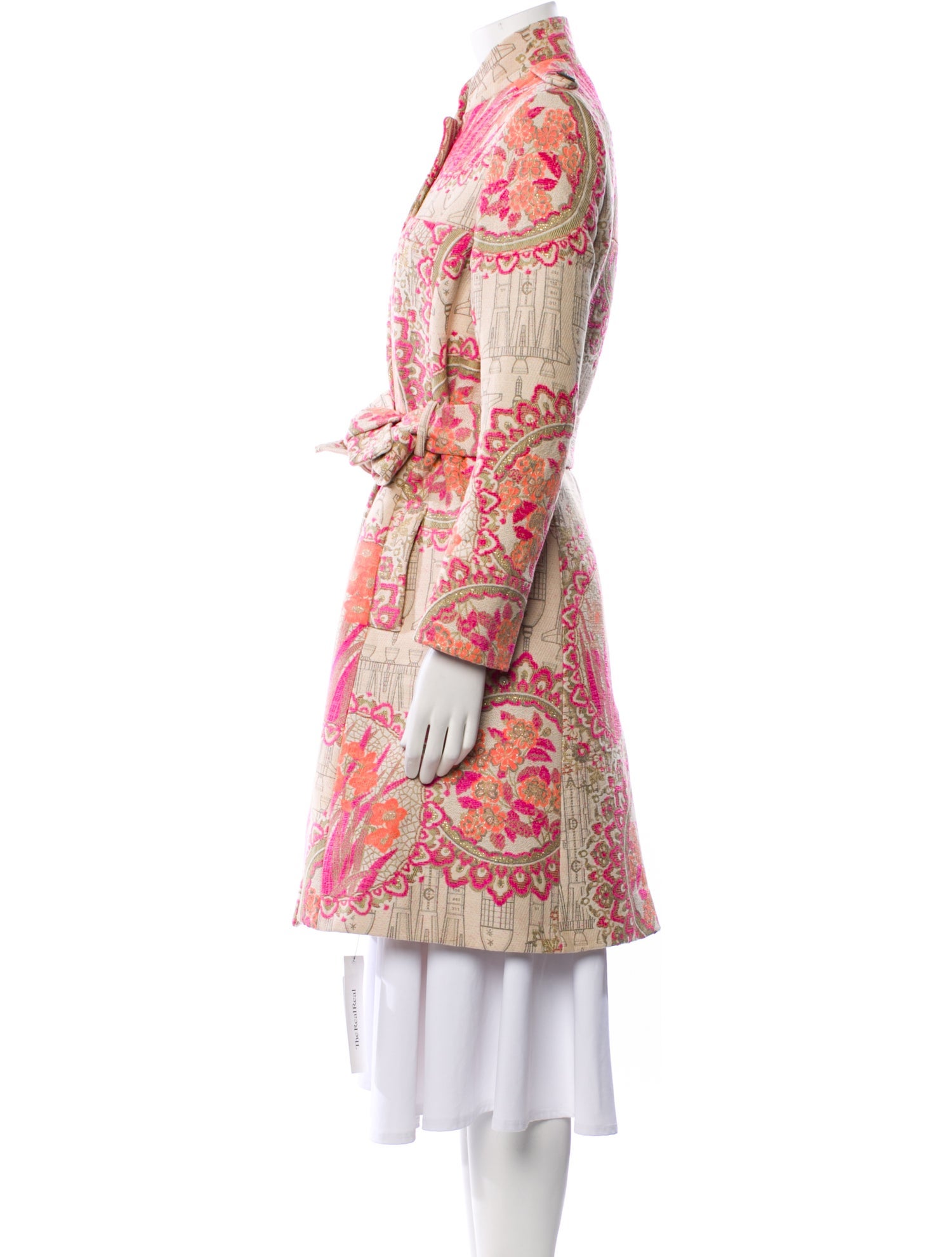 Matthew Williamson Printed Faux Fur Coat