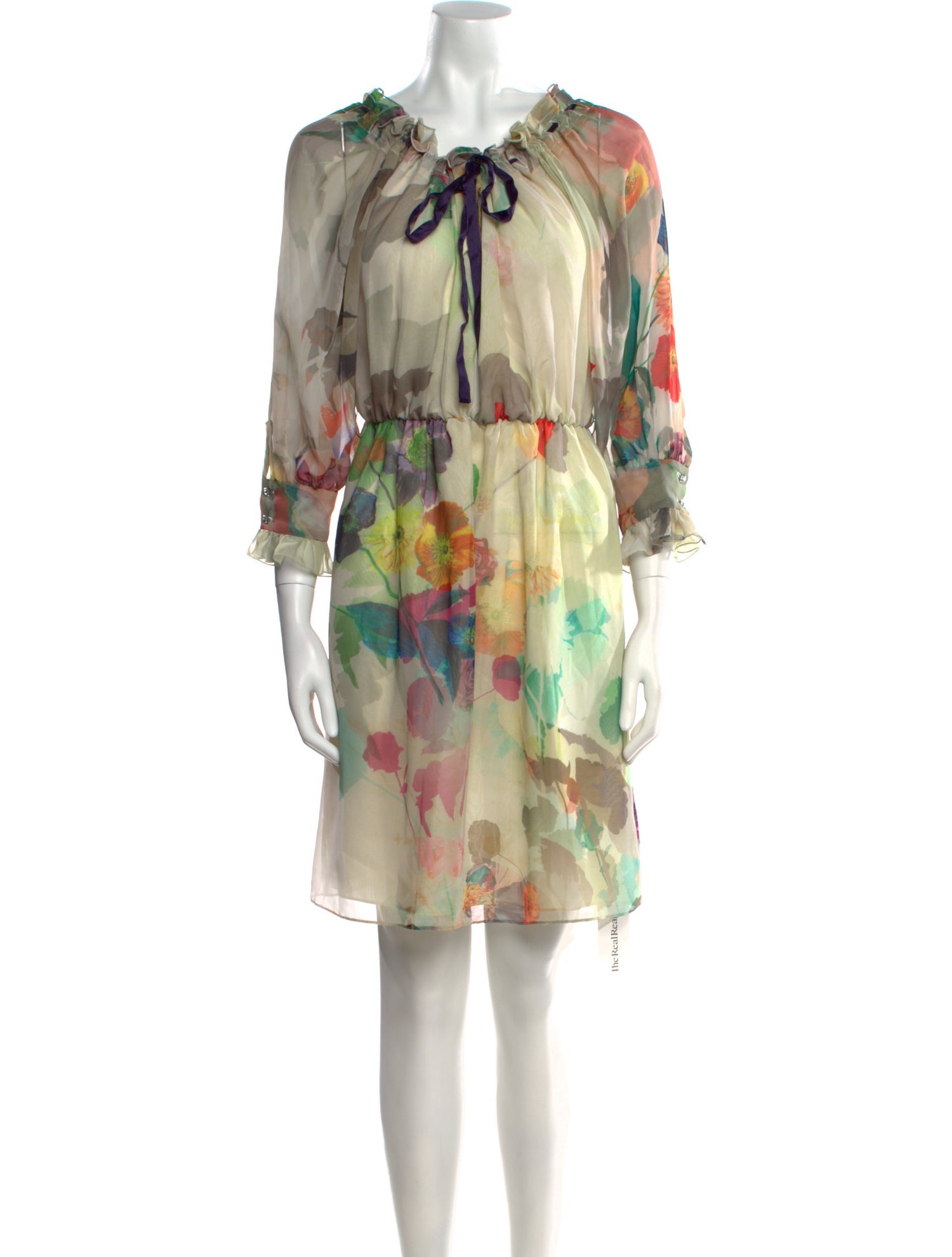 Matthew Williamson Printed Mini Dress