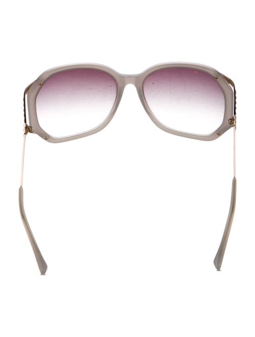 Matthew Williamson x Linda Farrow Oversize Gradient Sunglasses