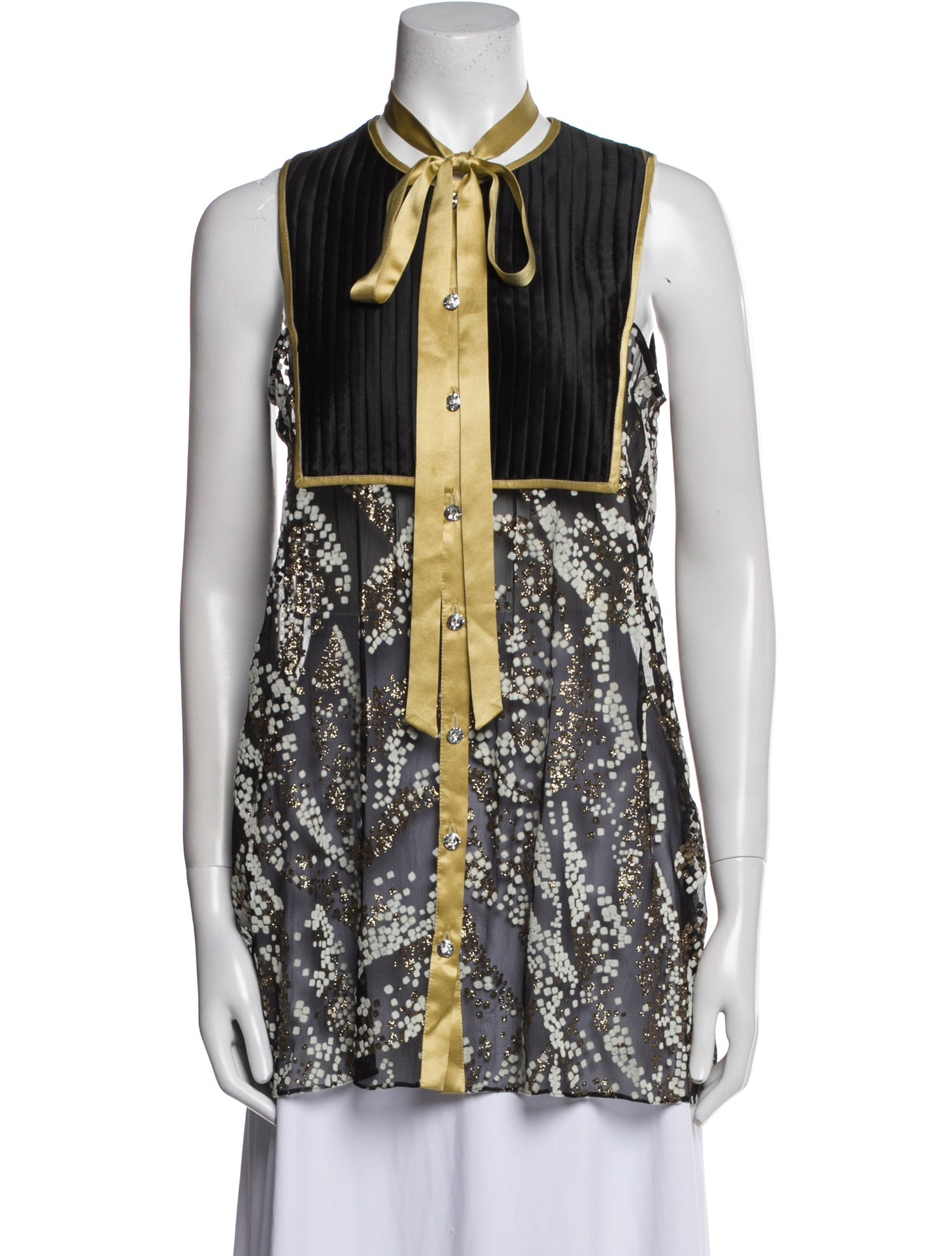 Matthew Williamson Printed Crew Neck Tunic