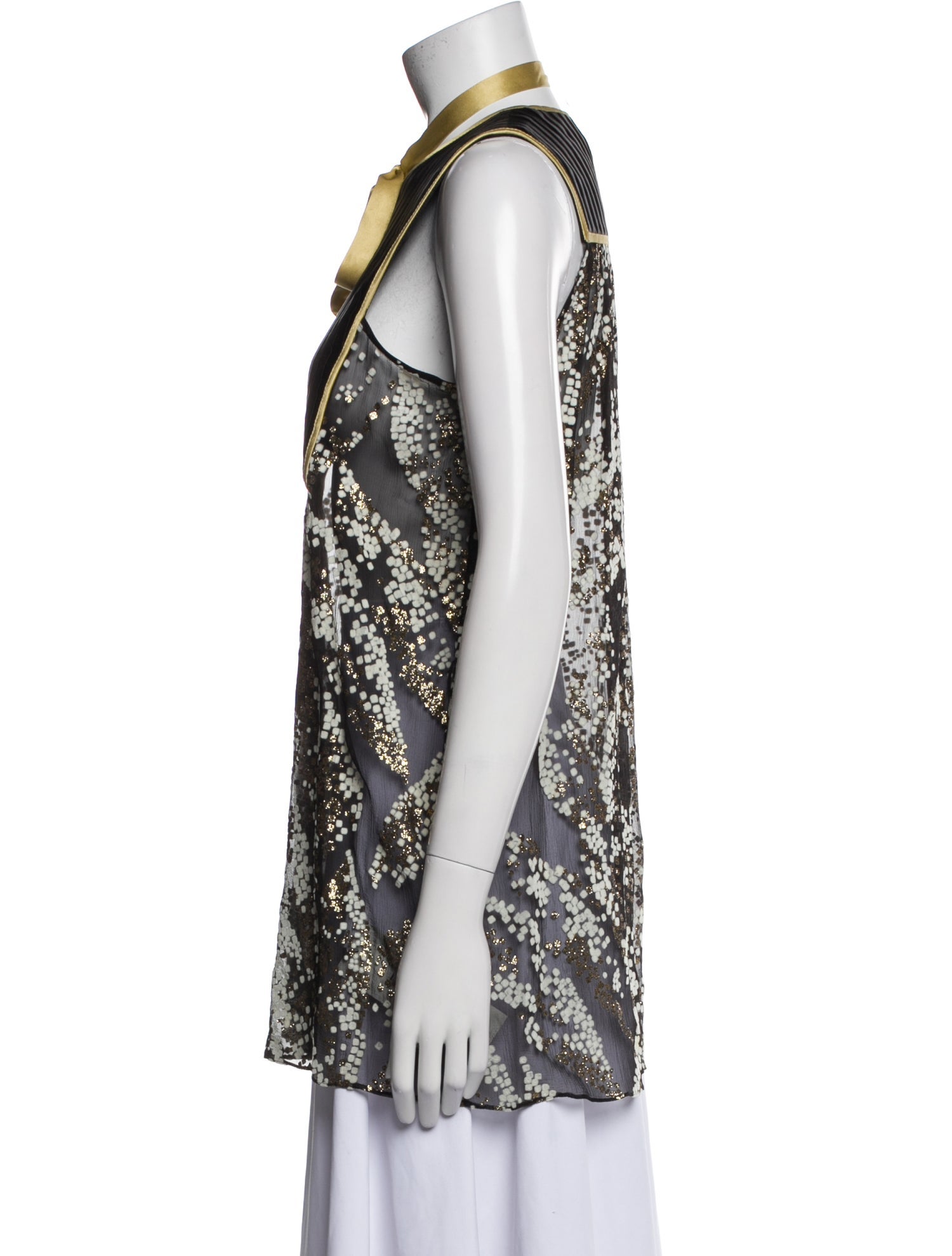 Matthew Williamson Printed Crew Neck Tunic