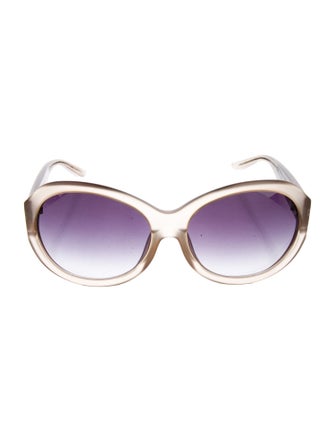 Matthew Williamson Round Gradient Sunglasses