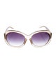 Matthew Williamson Round Gradient Sunglasses