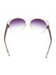 Matthew Williamson Round Gradient Sunglasses