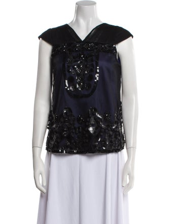 Matthew Williamson Silk Patterned Blouse